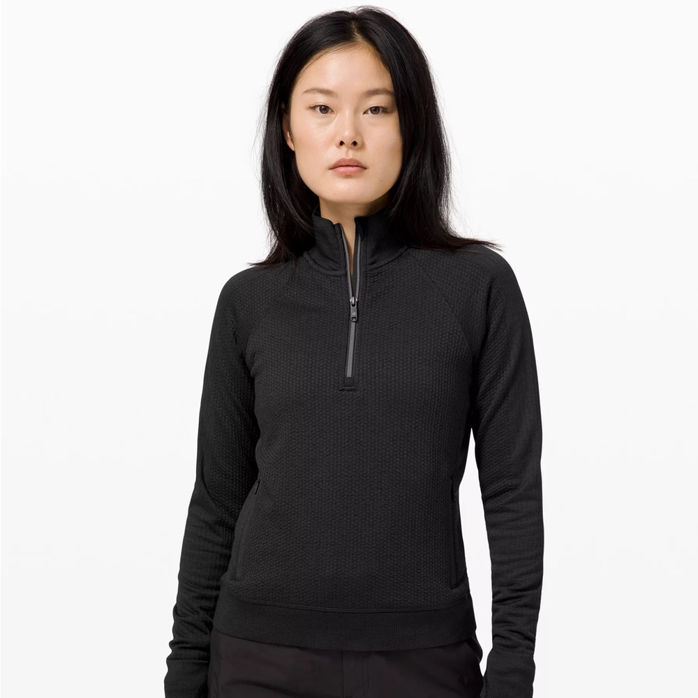 lululemon athletica Black Half-Zip Sweatshirt